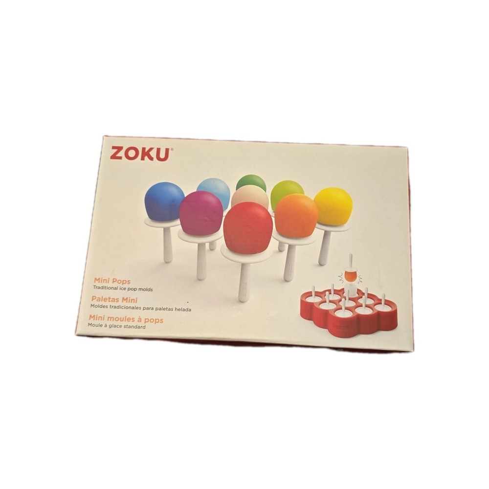 Zoku Mini Ice Pop Molds ice cream‎ cute htf Homemade Popsicles New